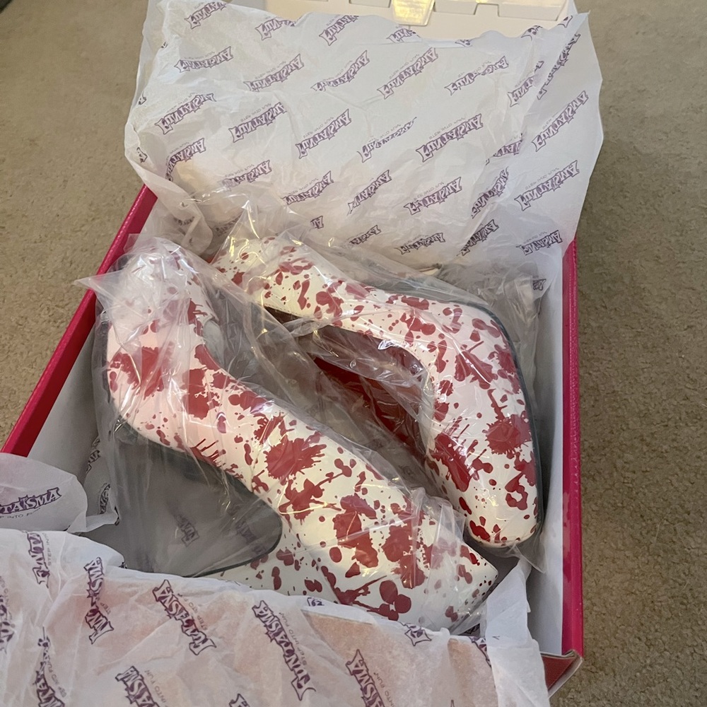 Funtasma Bloody White Patent Red